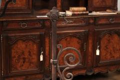 Turn of the Century French Iron and Glass Lantern Wired for the USA - 4381039