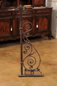 Turn of the Century French Iron and Glass Lantern Wired for the USA - 4381044