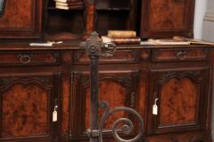 Turn of the Century French Iron and Glass Lantern Wired for the USA - 4381040