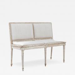 Turn of the Century French Neoclassical Upholstered Bench - 3511192