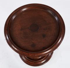 Turned and Dished Mahogany Lamp Table - 4560185