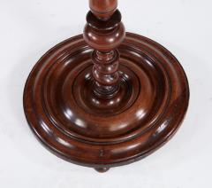 Turned and Dished Mahogany Lamp Table - 4560186