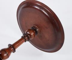 Turned and Dished Mahogany Lamp Table - 4560195