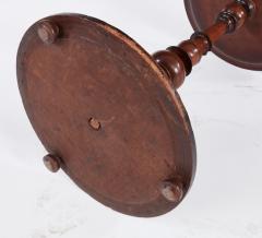 Turned and Dished Mahogany Lamp Table - 4560196