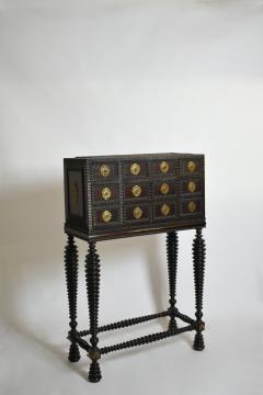 Turned wood cabinet XIXth c  - 4684548