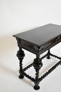 Turned wood dark rosewood table XIXth c  - 4711505