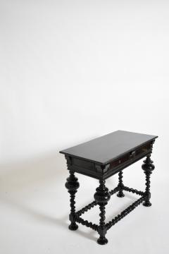 Turned wood dark rosewood table XIXth c  - 4711508