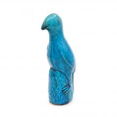 Turquoise Glazed Parrot China circa 1890 - 3699295