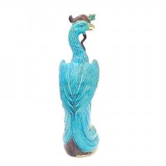 Turquoise Glazed Porcelain Phoenix China circa 1920 - 3849427