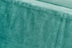 Turquoise Postmodern Cubic Settee 1970 - 2356991
