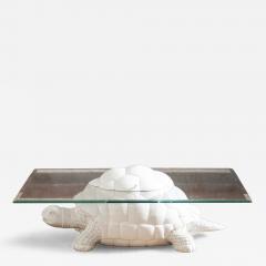 Turtle Shaped Storage Coffee Table - 4680431