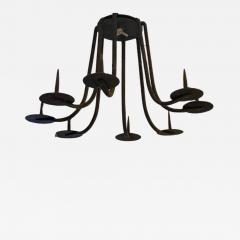 Tuscan Hand Forged Iron Candelabra - 4629432