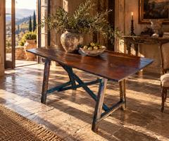 Tuscan Trestle Table Circa 1850 - 4795423