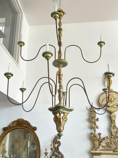 Tuscan Two Tier Painted Chandelier - 3407985