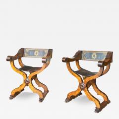 Tuscan folding chairs Circa 1860 - 3881314