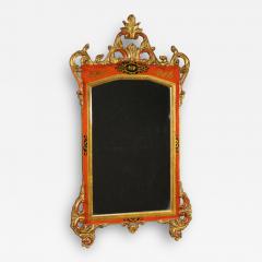 Tuscan lacquered and gilded mirror from the 20th century - 4133999