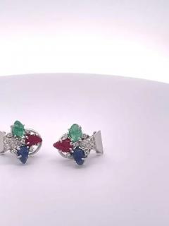 Tutti Frutti Earrings 18k White Gold - 3459033