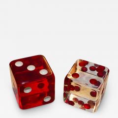 Twentieth Century Pair of Red Dice by Mark Yurkiw Artist - 2680218