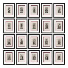 Twenty Framed Steel Engravings of English Monarchs - 2984472