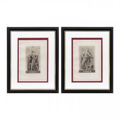 Twenty Framed Steel Engravings of English Monarchs - 2984476