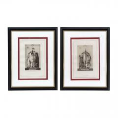 Twenty Framed Steel Engravings of English Monarchs - 2984478