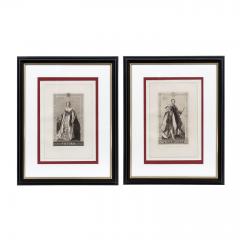 Twenty Framed Steel Engravings of English Monarchs - 2984479