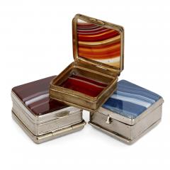 Twenty two miniature boxes mounted with silvered and gilt metal - 3224020