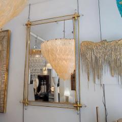 Twisted Murano glass and brass mirror - 2806053