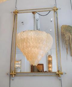 Twisted Murano glass and brass mirror - 2806056