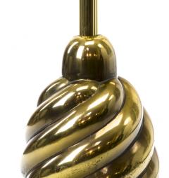 Twisted brass secession awesome pair of lamp - 872564