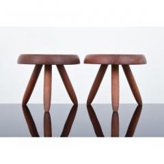 Two 2 Charlotte Perriand Low Stools - 3162458