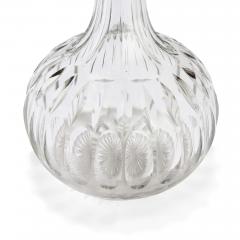 Two 20th century English glass decanters - 4212729