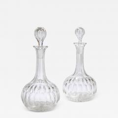 Two 20th century English glass decanters - 4213950
