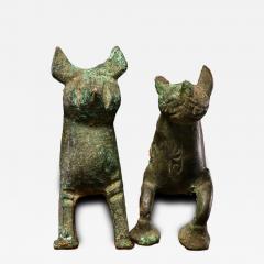 Two Bronze miniature Vessels in the Form of Hares Possibly Fatimid - 4464282