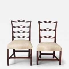 Two Chippendale style side chairs United States mid to late 18th century - 4540591