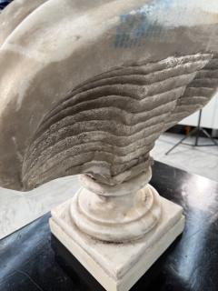 Two Classical White Marble Bust of a Lady Italy 1950s - 4310500
