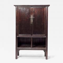 Two Door Tapered Cabinet with Open Shelves - 4205105