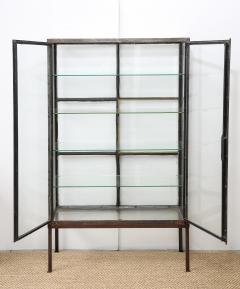 Two Door glass and Iron Vitrine - 3724625