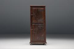 Two Doors Cupboard in Solid Chestnut Early 20th Century - 2674724