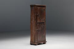 Two Doors Cupboard in Solid Chestnut Early 20th Century - 2674738