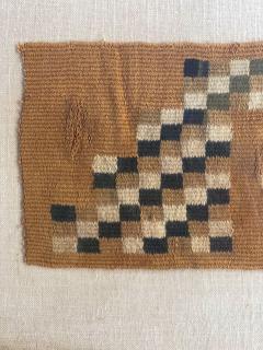 Two Frame Pre Columbian Woven Textile Fragments Inca Culture Peru - 2686505