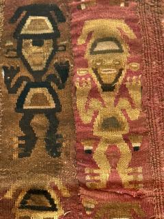 Two Framed Pre Columbian Fine Textile Fragments Chimu Chancay - 4264498