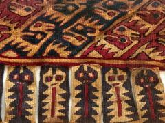 Two Framed Pre Columbian Fine Textile Fragments Chimu Chancay - 4264502