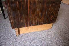 Two French Art Deco Macassar Cabinets - 357779