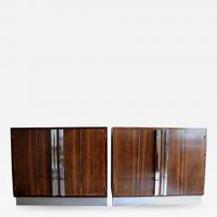 Two French Art Deco Macassar Cabinets - 358807
