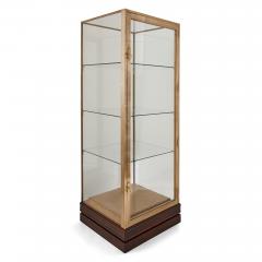 Two French burnished brass Art Deco vitrines - 1459594