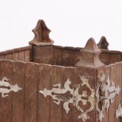 Two French cast iron tabletop planters C 1880  - 4271127