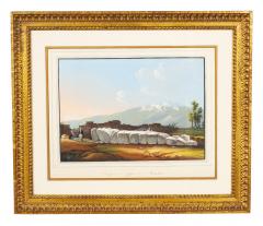 Two Italian Grand Tour Gouaches of Ancient Temples - 3915843