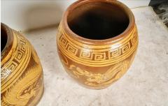 Two Large Chinese Martaban Storage Jars c 1900 1930 - 3591718