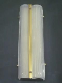 Two Large Italian Murano Glass Sconces Fixtures - 4096672